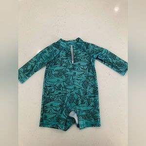 Baby Gap shark swimsuit 6-12 mo